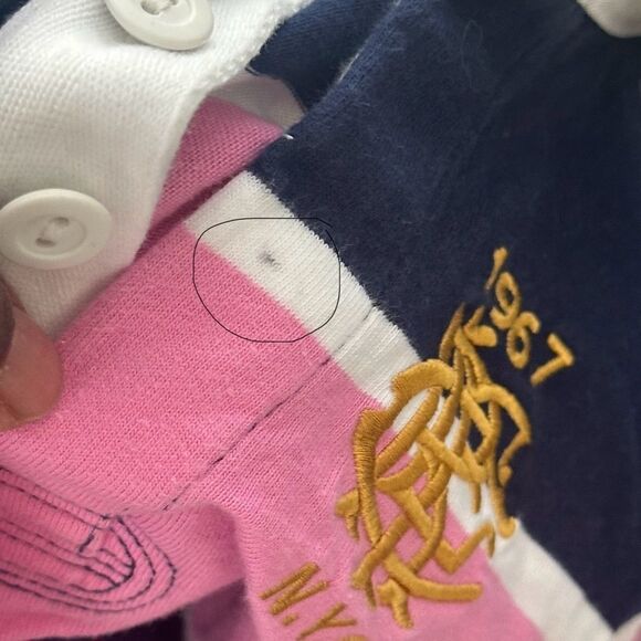 Ralph Lauren Girls Pink & Blue Dress 3/3T - Picture 6 of 6